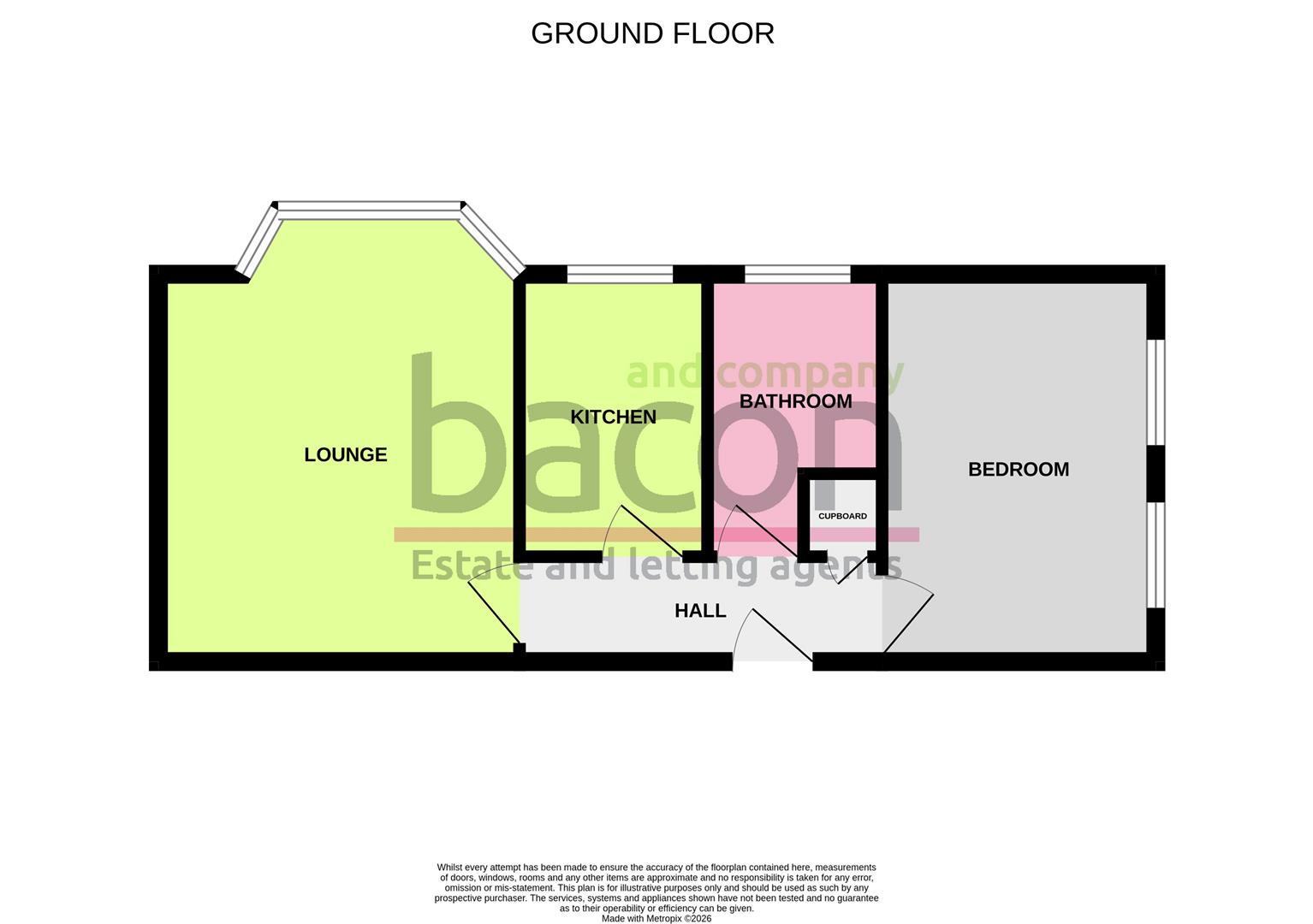 Floor Plan | Flat - Purpose Built | 34 Christchurch Road, Worthing | For Sale